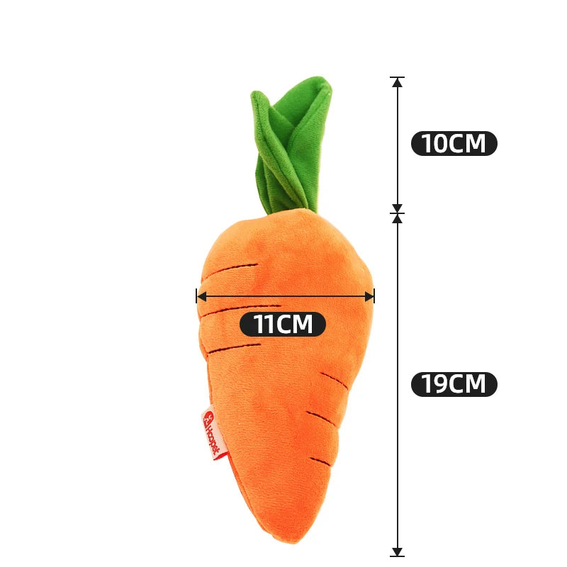 Plush Toy Carrot For Dogs